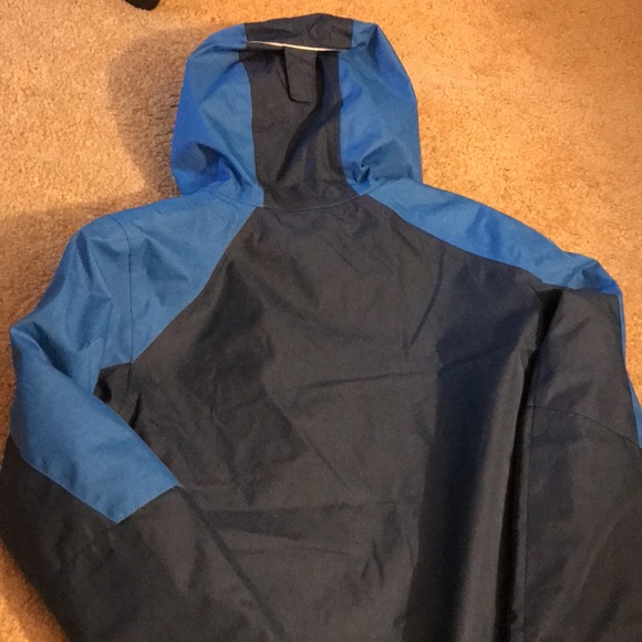 Columbia raincoat Boys Sz L zip up w fleece lining - Picture 5 of 5